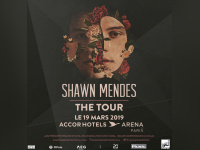 Shawn Mendes en concert à l'AccorHotels Arena de Paris en mars 2019
