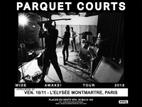 Parquet Courts en concert à L'Elysée Montmatre de Paris en novembre 2018