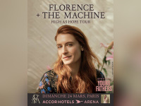 Florence and The Machine en concert à l'AccorHotels Arena Bercy de Paris en mars 2019