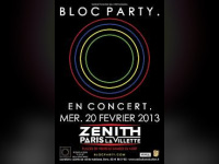 Bloc Party Zénnith de Paris 2013