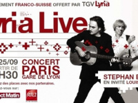 Spectacle Sons & Lumières sur le parvis de la Gare de Lyon 