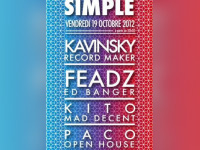 Soirée Blood Simple au Showcase avec Kavinsky, Feadz & Kito