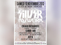 Silver Network au Showcase avec Craig Richards, Subb-An et Jef K