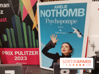 Amélie Nothomb en rencontre et dédicace à la Fnac Montparnasse à Paris