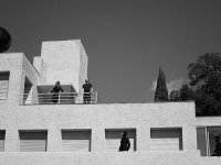Xavier Veilhan et Zombie Zombie en performance à Pantin