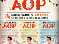 Les dimanches de l'AOP aux Feux de la Rampe : brunch et humour