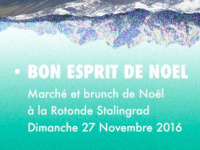 Bon esprit de Noël : brunch et marché de Noël à la Rotonde Stalingrad