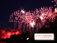 Inauguration officielle de la Forêt d'Idefix, feux d'artifice 25 ans Astérix