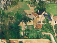 Cézanne, Le Quartier du Four à Auvers-sur-Oise (détail), vers 1873
