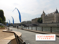 Paris Plage 2014 - : Voie Georges Pompidou