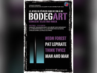 Neon Forest, Pat le Pirate, Think Twice, Man & Man, Paris, Glaz'art, Concert, Solidarité 