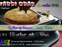 "MARDI GRAS PARTY" @SANZ by Bizz'art!