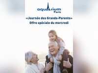Journée des Grands-Parents, tous les mercredis à l’Aquarium de Paris