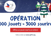 OPÉRATION "3000 JOUETS POUR 3000 SOURIRES" : COLLECTE DE JOUETS NEUFS POUR LES ENFANTS DU SECOURS POPULAIRE DE PARIS