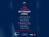 1988 Le débat, Mitterrand - Chirac au Théâtre de l'Atelier