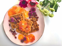 Insolite : une recette de gaufres veganes au CBD pour mardi gras