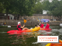 La base nautique gratuite du Bras Marie : du kayak et du canoë sur la Seine face à l'Île Saint-Louis
