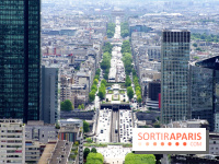 Réouverture du toit de la Grande Arche de La Défense