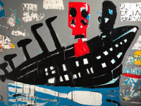 Talking Faces, Aboudia s'expose au PIASA