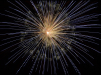 Feu d'artifice du 14 juillet 2019 à Montigny-le-Bretonneux (78)