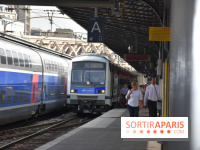Inauguration du Train des Arts à la gare de l'est