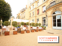 Dîner dans les jardins de la Maison de l'Amérique Latine