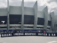 Les Ultras du PSG déploient une banderole de soutien à Kylian Mbappé après un Euro 2021 compliqué