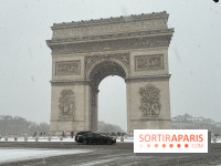 La Neige à Paris - Arc de Triomphe