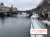 La Neige à Paris - quais de Seine