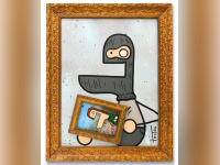 Exposition "Hors Cadre" du street artist TocToc à la Galerie Sakura