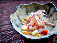 La recette du ceviche de loup de mer de Sanjay Dwivedi, chef du restaurant Coya