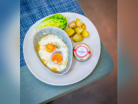 La recette de l'oeuf cocotte au caviar du Comptoir du Caviar