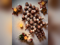 Bûche de Noël 2020 chez Aux Deux Canelés
