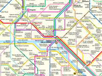 Une jolie carte du métro qui regroupe les lieux culturels de Paris en soutien au milieu de l'art