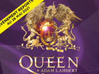 Queen + Adam Lambert en concert à l’AccorHotels Arena de Paris - Reporté en mai 2021