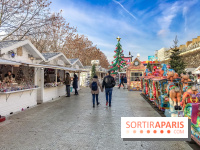 Le Marché de Noël des Tuileries à Paris, allée