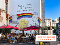 Jean Paul Gaultier célèbre le mois des fiertés avec une fresque arty à son image dans le Marais