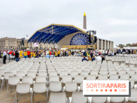 En images - Visite du Pape à Paris : la grande messe des Champs-Élysées à la place de la Concorde