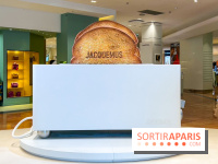 Jacquemus x Galeries Lafayette Haussmann : pop up, installations géantes, café et marché aux fleurs