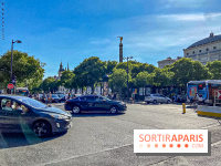 Visuel Paris voitures voitures circulation