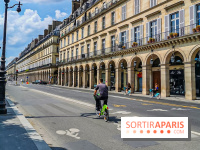 Visuel Paris rue de rivoli vélo