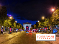 Visuel Paris Arc de Triomphe Champs Elysées nuit
