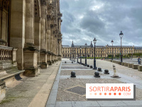 Visuel Paris vide confinement Louvre