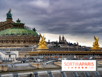 Visuel Paris Opéra Montmartre ciel gris