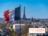 visuel Paris visuel  -  France - Tour Eiffel - drapeau