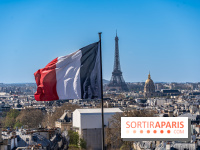 visuel Paris visuel  -  France - Tour Eiffel - drapeau