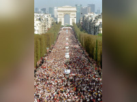 Champs Elysées, Marathon de Paris, Course, Jogging