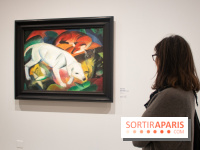 Trois animaux (chien, renard et chat), Franz Marc, 1912 - L'aventure du Cavalier Bleu au Musée de l'Orangerie