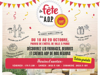 Fête des AOP 2019 revient sur le Parvis de l'Hôtel de Ville