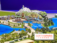 Visuels Disneyland Paris Disney Adventure World maquette Reine des Neiges